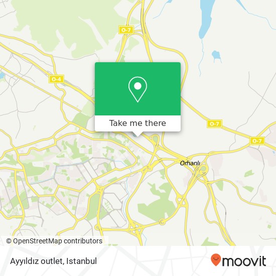 Ayyıldız outlet map