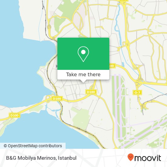 B&G Mobilya Merinos map