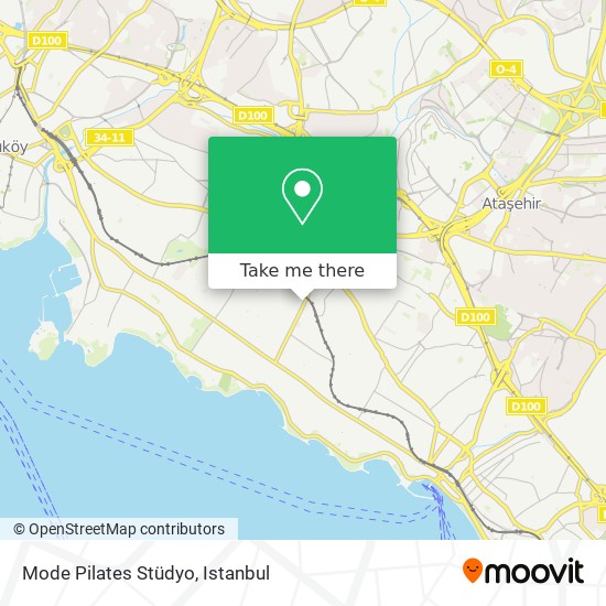 Mode Pilates Stüdyo map