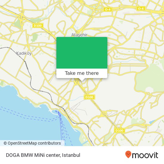 DOGA  BMW MiNi center map