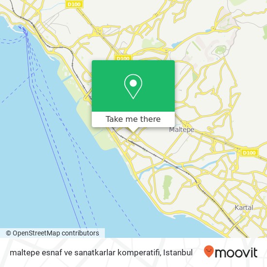 maltepe esnaf ve sanatkarlar komperatifi map