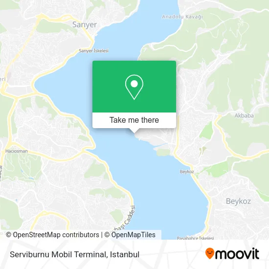 Serviburnu Mobil Terminal map