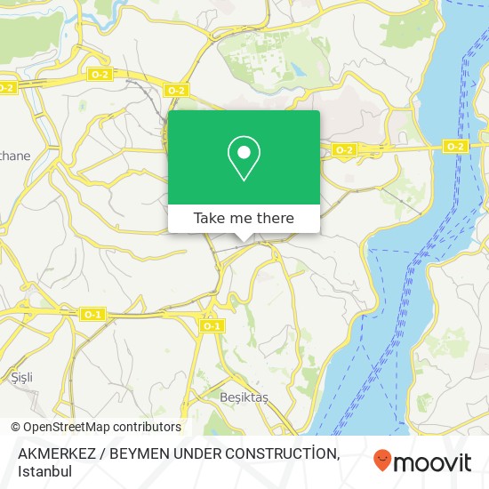 AKMERKEZ / BEYMEN UNDER CONSTRUCTİON map