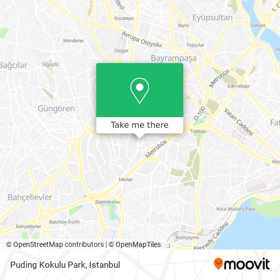 Puding Kokulu Park map