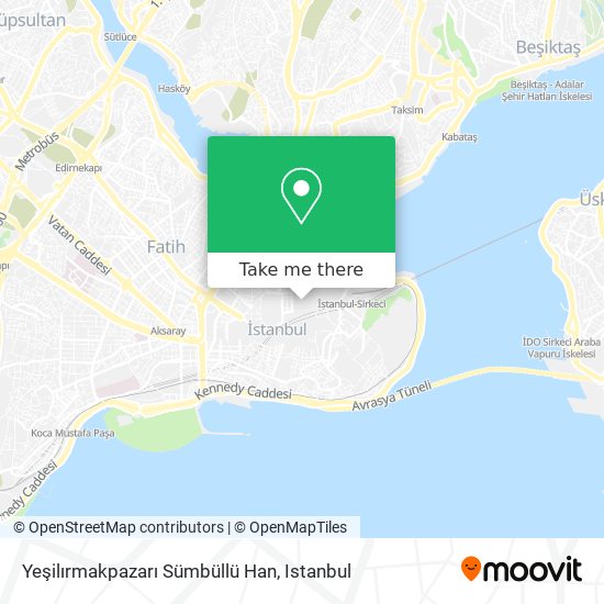 Yeşilırmakpazarı Sümbüllü Han map