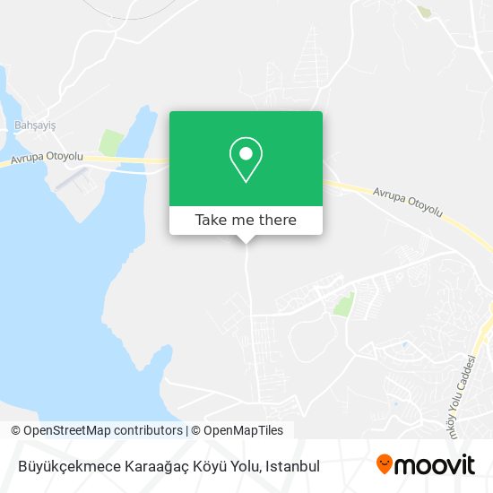 Büyükçekmece Karaağaç Köyü Yolu map