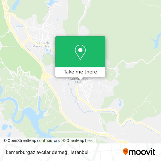 kemerburgaz avcılar derneği map