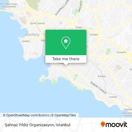 Şahnaz Yıldız Organizasyon map