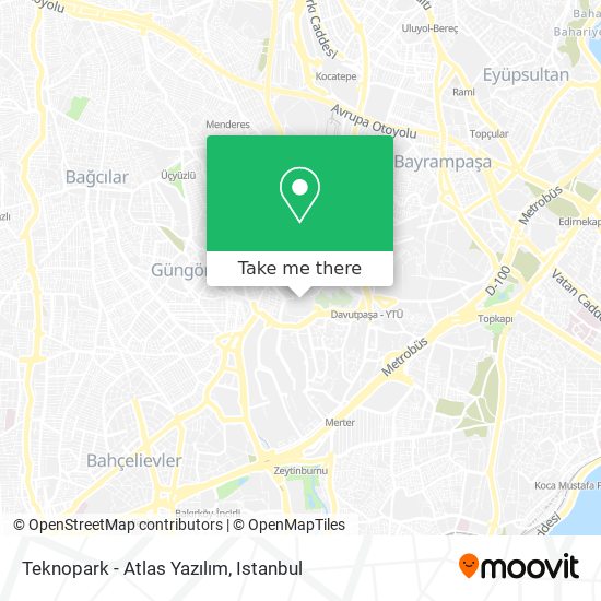 Teknopark - Atlas Yazılım map