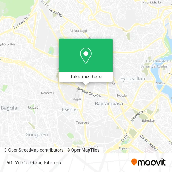 50. Yıl Caddesi map