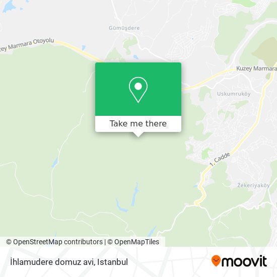İhlamudere domuz avi map