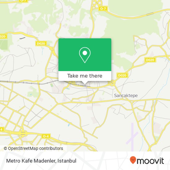 Metro Kafe Madenler map