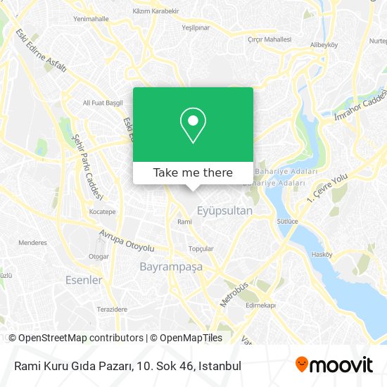 Rami Kuru Gıda Pazarı, 10. Sok 46 map
