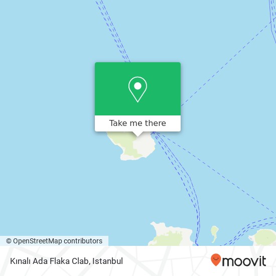 Kınalı Ada Flaka Clab map