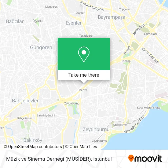 Müzik ve Sinema Derneği (MÜSİDER) map