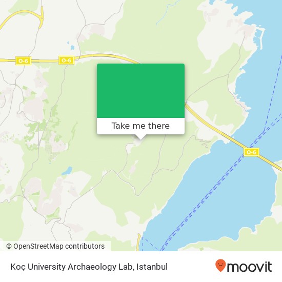 Koç University Archaeology Lab map