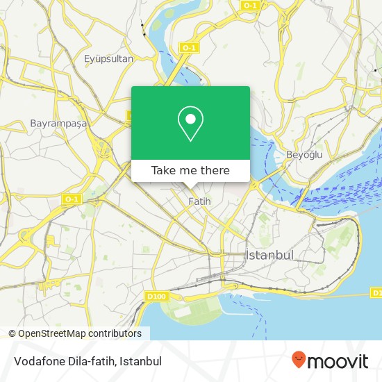 Vodafone Dila-fatih map