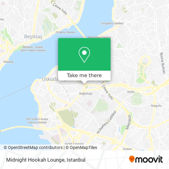 Midnight Hookah Lounge map