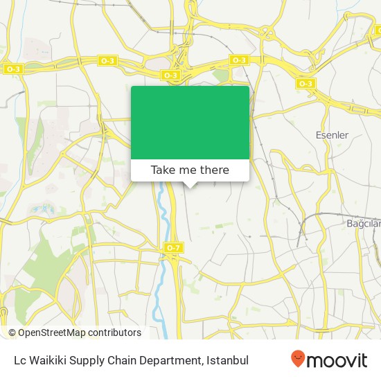 Lc Waikiki Supply Chain Department map