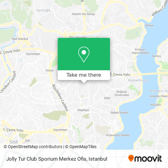 Jolly Tur Club Sporium Merkez Ofis map