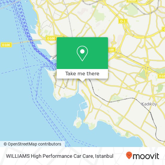 WILLIAMS High Performance Car Care map