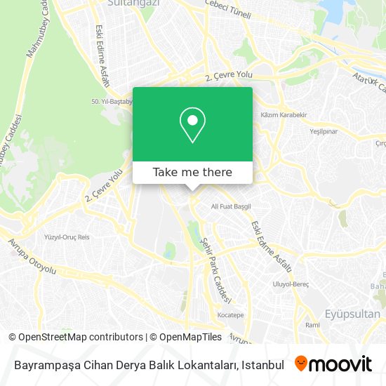 Bayrampaşa Cihan Derya Balık Lokantaları map