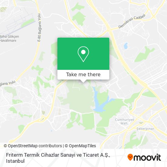 Friterm Termik Cihazlar Sanayi ve Ticaret A.Ş. map