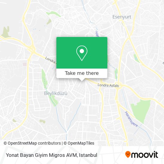 Yonat Bayan Giyim Migros AVM map