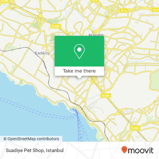 Suadiye Pet Shop map