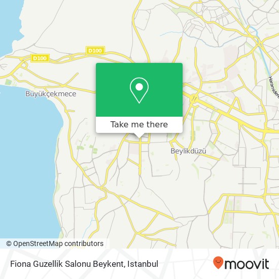 Fiona Guzellik Salonu Beykent map