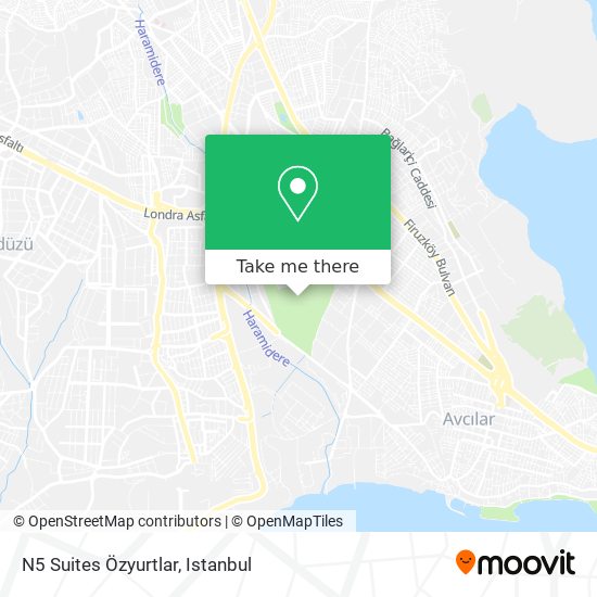 N5 Suites Özyurtlar map