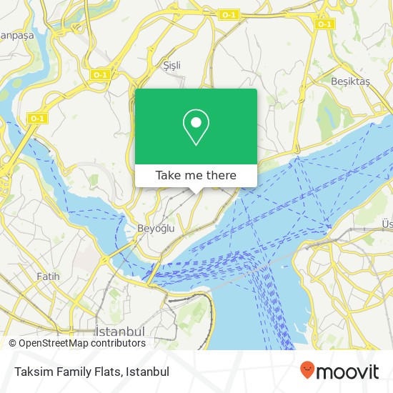 Taksim Family Flats map
