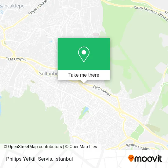 Philips Yetkili Servis map