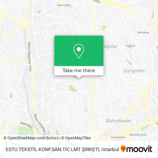 ESTU TEKSTİL KONF.SAN.TİC.LMT ŞİRKETİ map