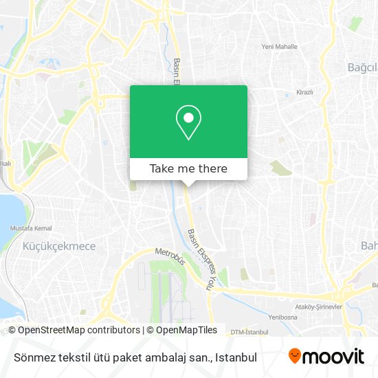 Sönmez tekstil ütü paket ambalaj san. map