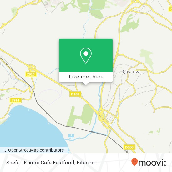 Shefa - Kumru Cafe Fastfood map