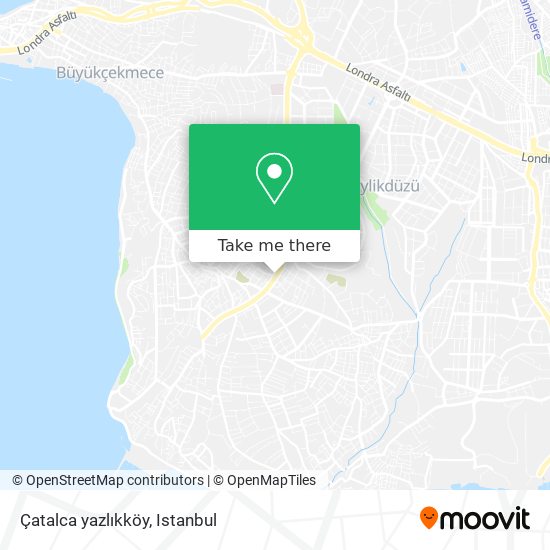 Çatalca yazlıkköy map