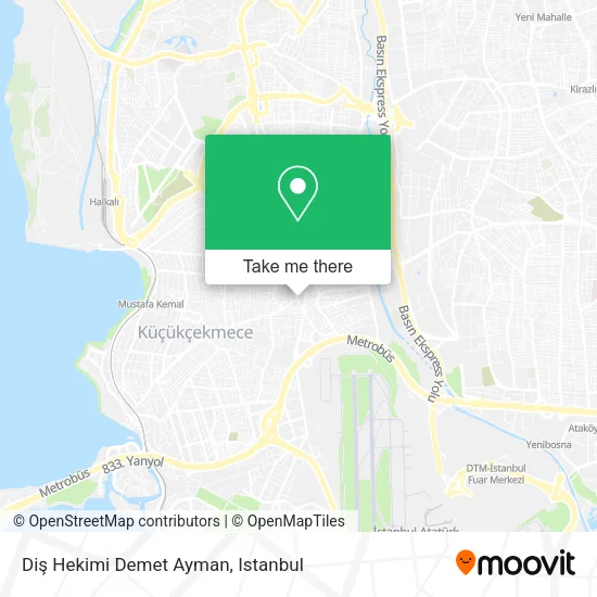 Diş Hekimi Demet Ayman map