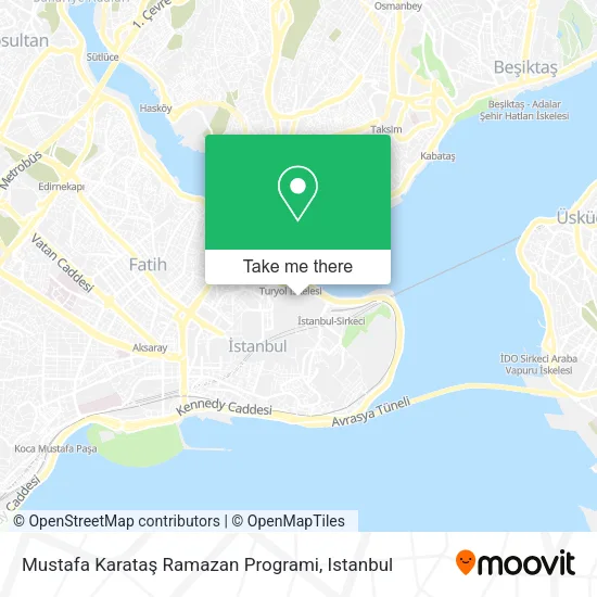 Mustafa Karataş Ramazan Programi map