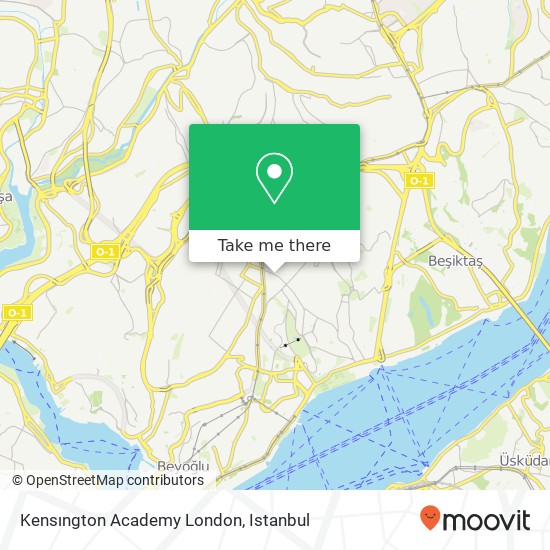 Kensıngton Academy London map