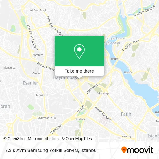 Axis Avm Samsung Yetkili Servisi map