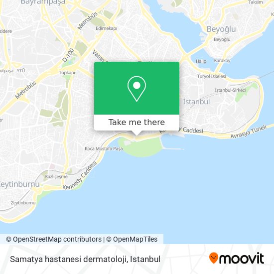 Samatya hastanesi dermatoloji map