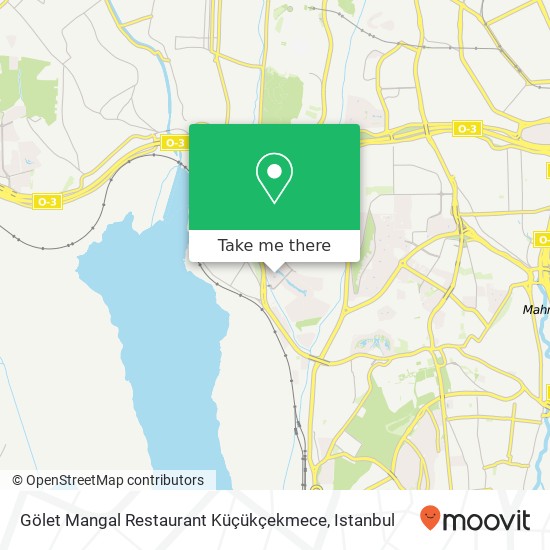 Gölet Mangal Restaurant Küçükçekmece map