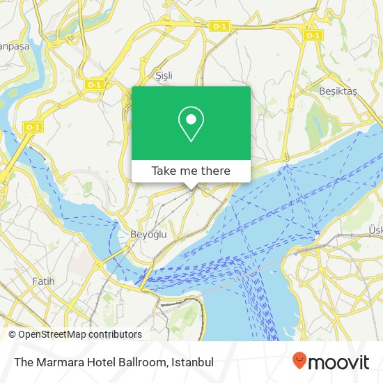 The Marmara Hotel Ballroom map