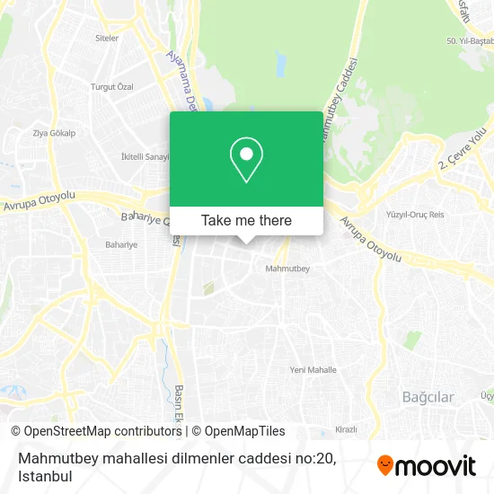Mahmutbey mahallesi dilmenler caddesi no:20 map