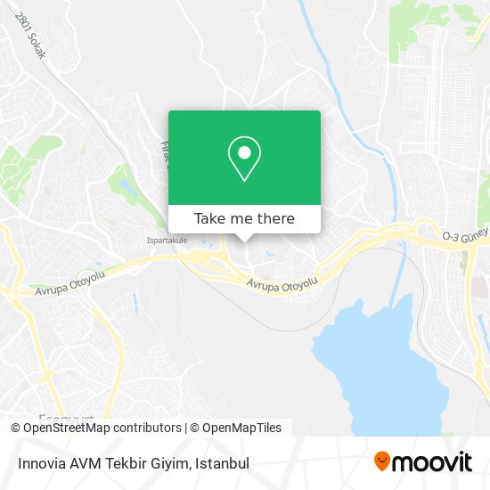 Innovia AVM Tekbir Giyim map