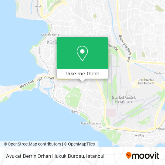 Avukat Berrin Orhan Hukuk Bürosu map