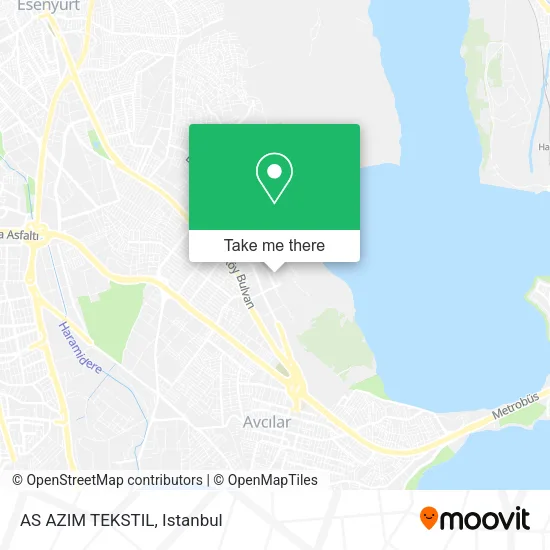 AS AZIM TEKSTIL map