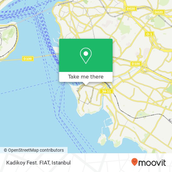 Kadikoy Fest. FIAT map