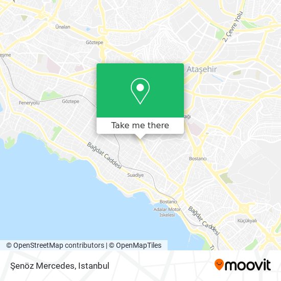 Şenöz Mercedes map